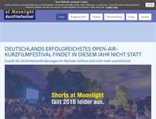 Tablet Screenshot of kurzfilmfestival.de
